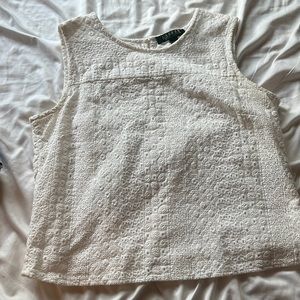 Petite crochet tank